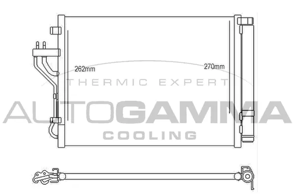 Condenser, air conditioning (107111)