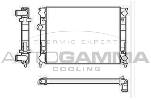 Radiator, engine cooling (104222)