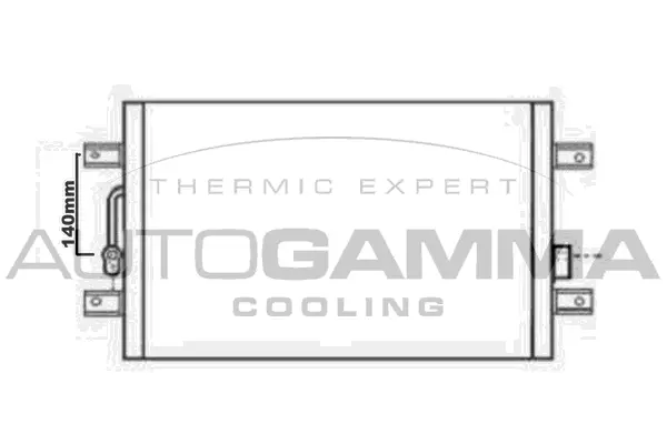 Condenser, air conditioning (104948)