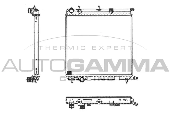 Radiator, engine cooling (103569)