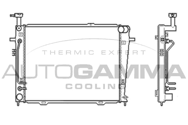 Radiator, engine cooling (104279)