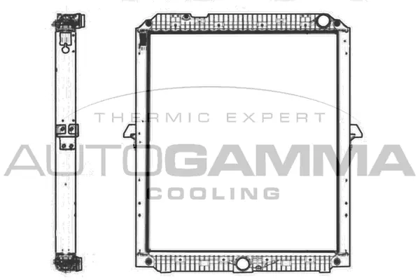 Radiator, engine cooling (405526)