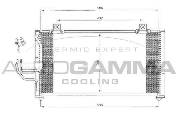 Condenser, air conditioning (105001)