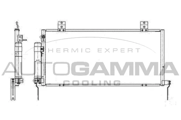 Condenser, air conditioning (105733)