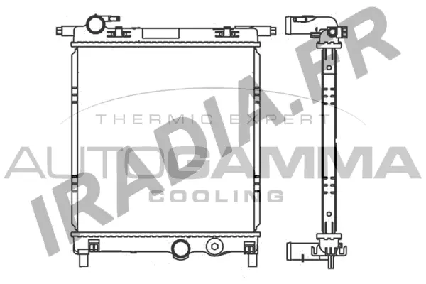 Radiator, engine cooling (107107)