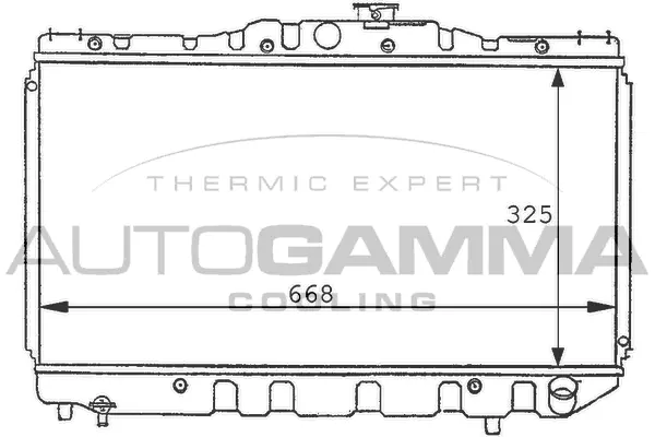 Radiator, engine cooling (101003)