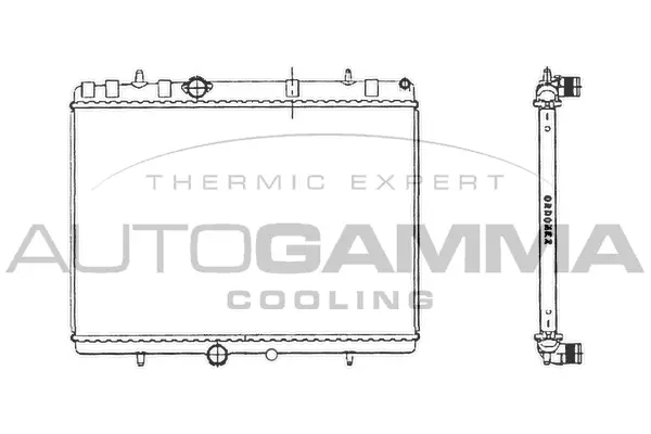 Radiator, engine cooling (103639)