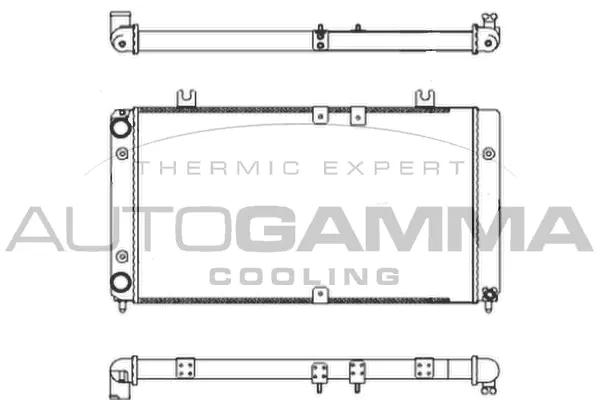 Radiator, engine cooling (107372)