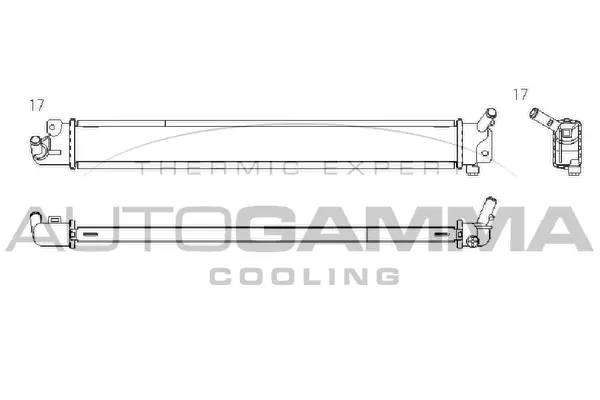 Radiator, engine cooling (107641)