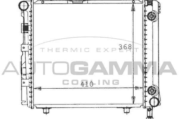 Radiator, engine cooling (100542)