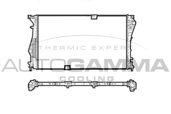 Radiator, engine cooling (107449)