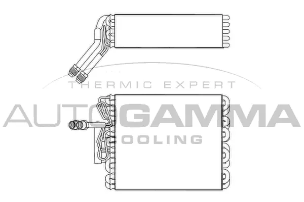Evaporator, air conditioning (112063)