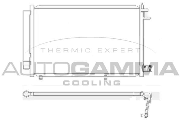 Condenser, air conditioning (105523)