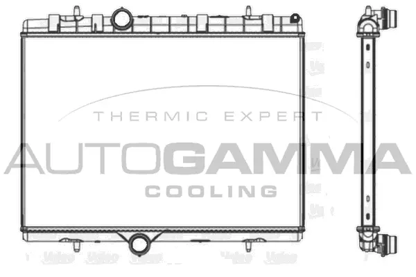 Radiator, engine cooling (107623)