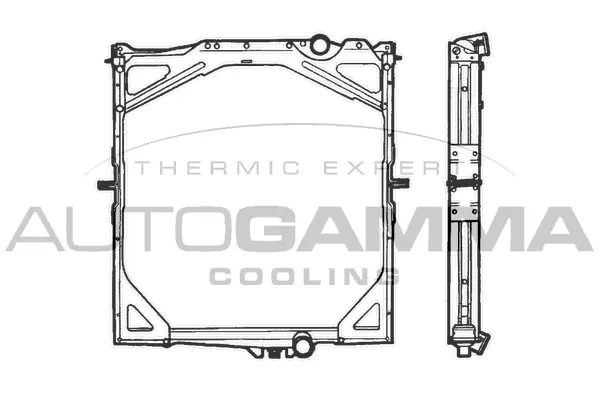 Radiator, engine cooling (400668)