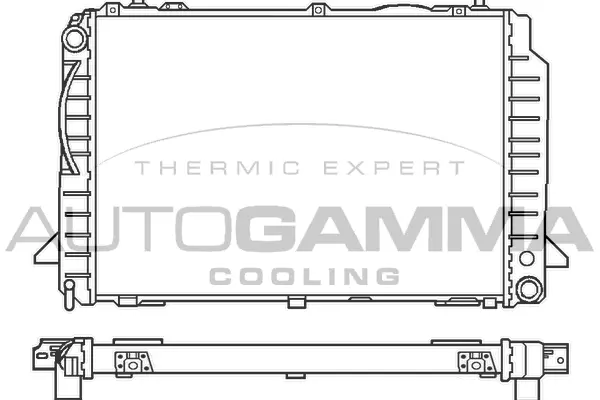 Radiator, engine cooling (100050)
