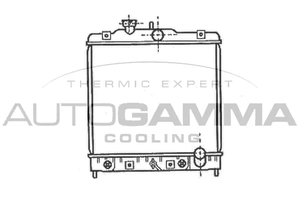 Radiator, engine cooling (102107)