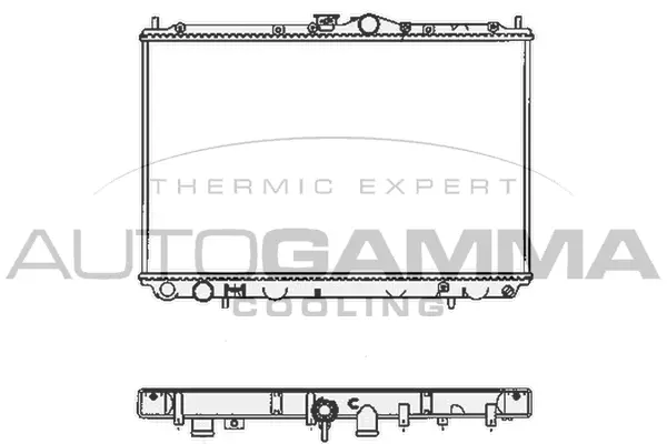 Radiator, engine cooling (102171)