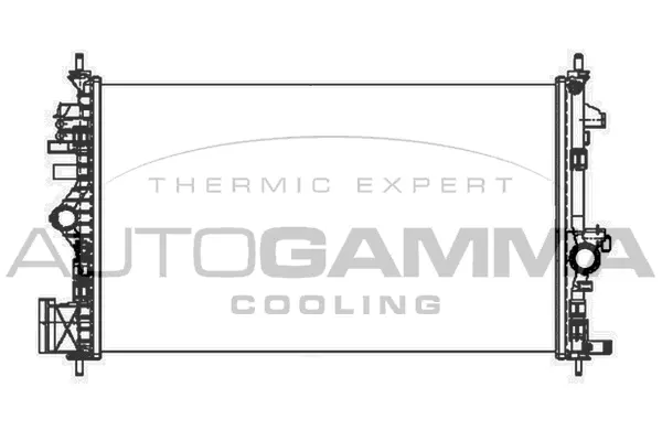 Radiator, engine cooling (105317)