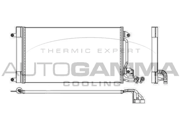 Condenser, air conditioning (105463)