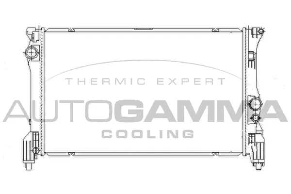 Radiator, engine cooling (110018)