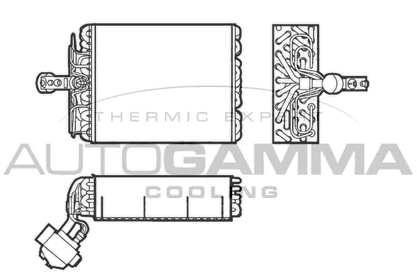 Evaporator, air conditioning (112029)