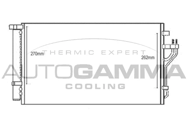 Condenser, air conditioning (107110)