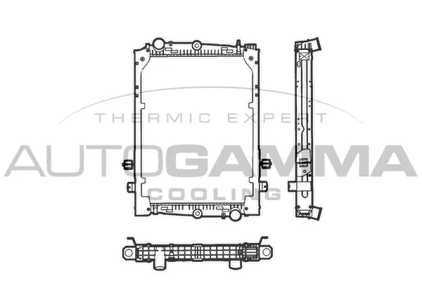 Radiator, engine cooling (400074)