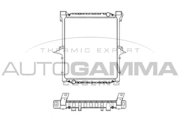 Radiator, engine cooling (403684)