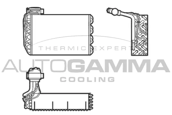 Evaporator, air conditioning (112046)