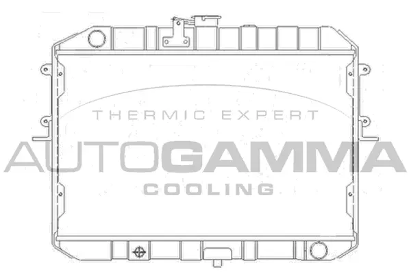 Radiator, engine cooling (105153)