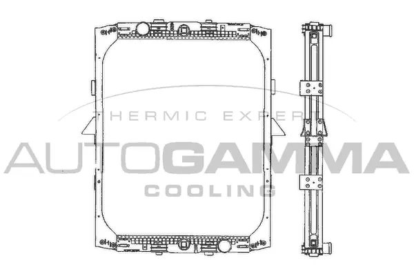 Radiator, engine cooling (400086)