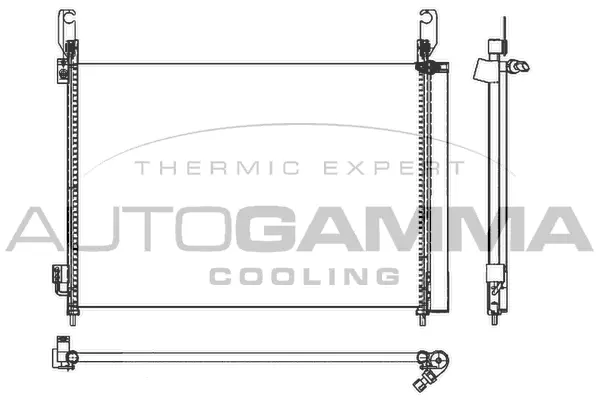 Condenser, air conditioning (105689)