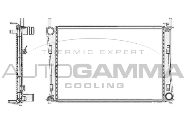 Radiator, engine cooling (103419)