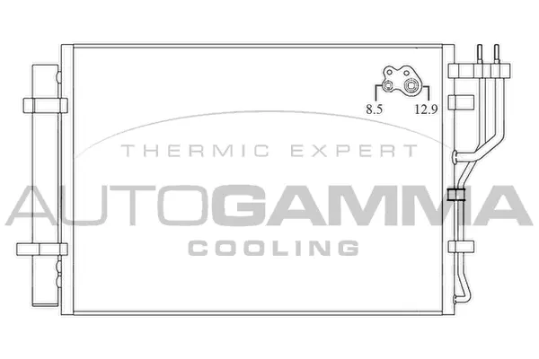 Condenser, air conditioning (105884)