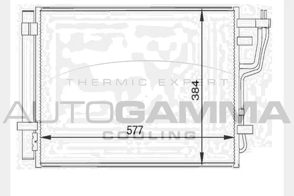 Condenser, air conditioning (104455)
