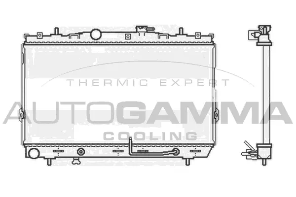 Radiator, engine cooling (104084)
