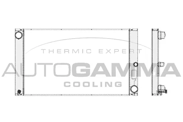 Radiator, engine cooling (103390)