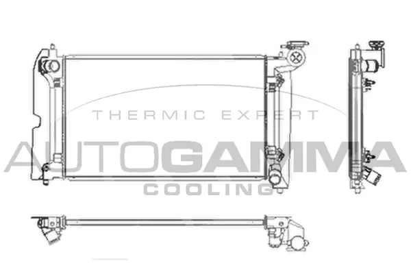 Radiator, engine cooling (104164)