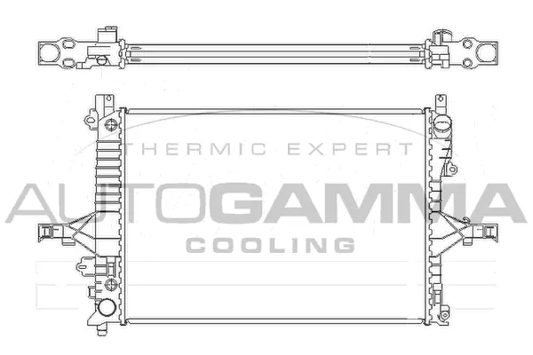 Radiator, engine cooling (104208)