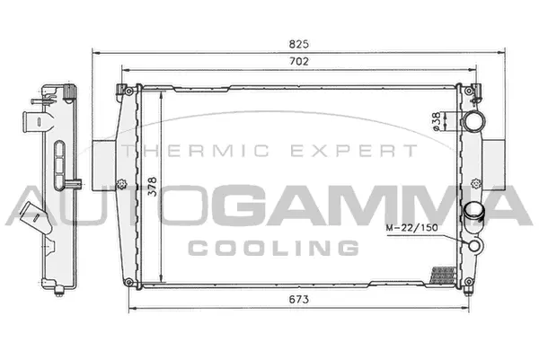 Radiator, engine cooling (400766)