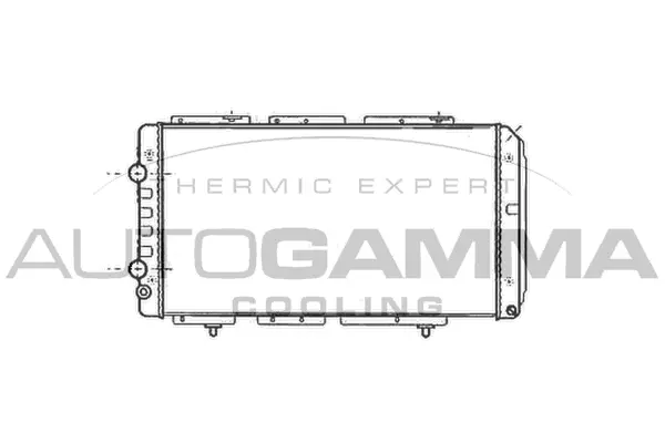 Radiator, engine cooling (100188)