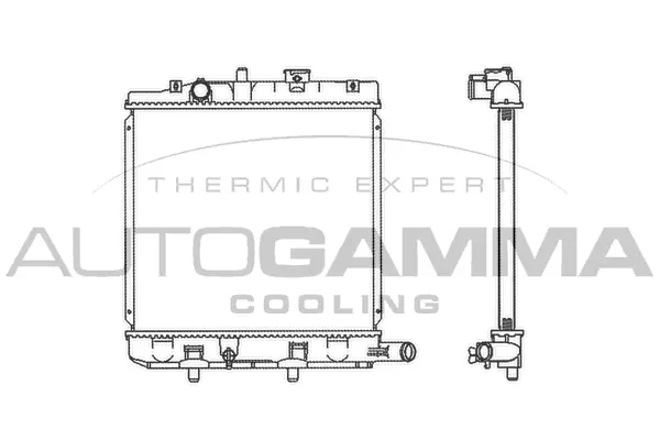 Radiator, engine cooling (103062)