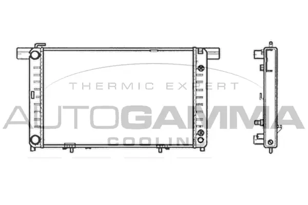 Radiator, engine cooling (102158)
