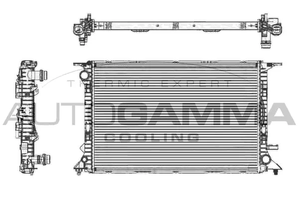 Radiator, engine cooling (105158)