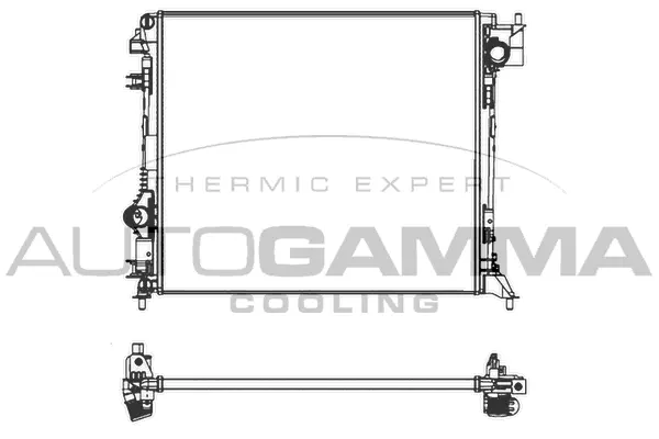 Radiator, engine cooling (107439)