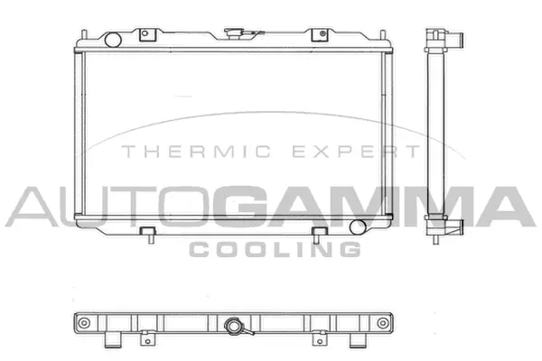 Radiator, engine cooling (102187)