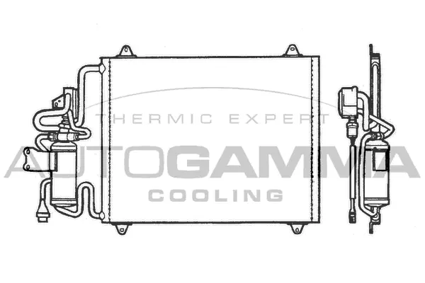 Condenser, air conditioning (101808)