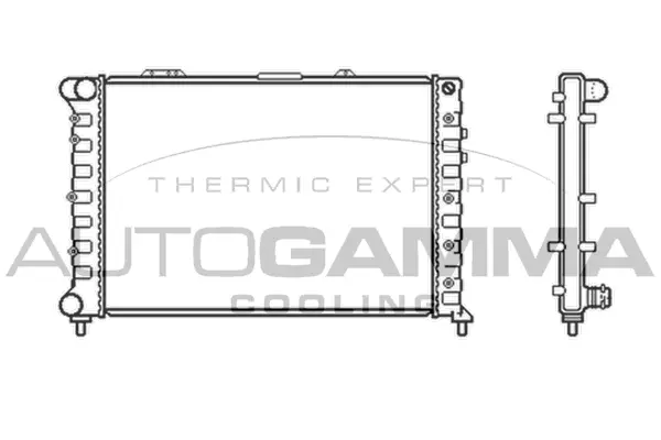 Radiator, engine cooling (101149)