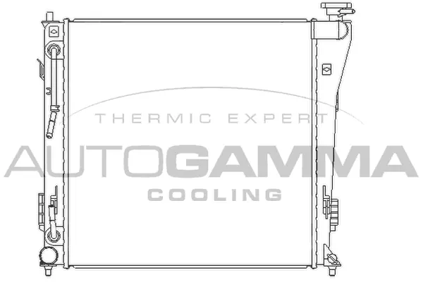 Radiator, engine cooling (105838)